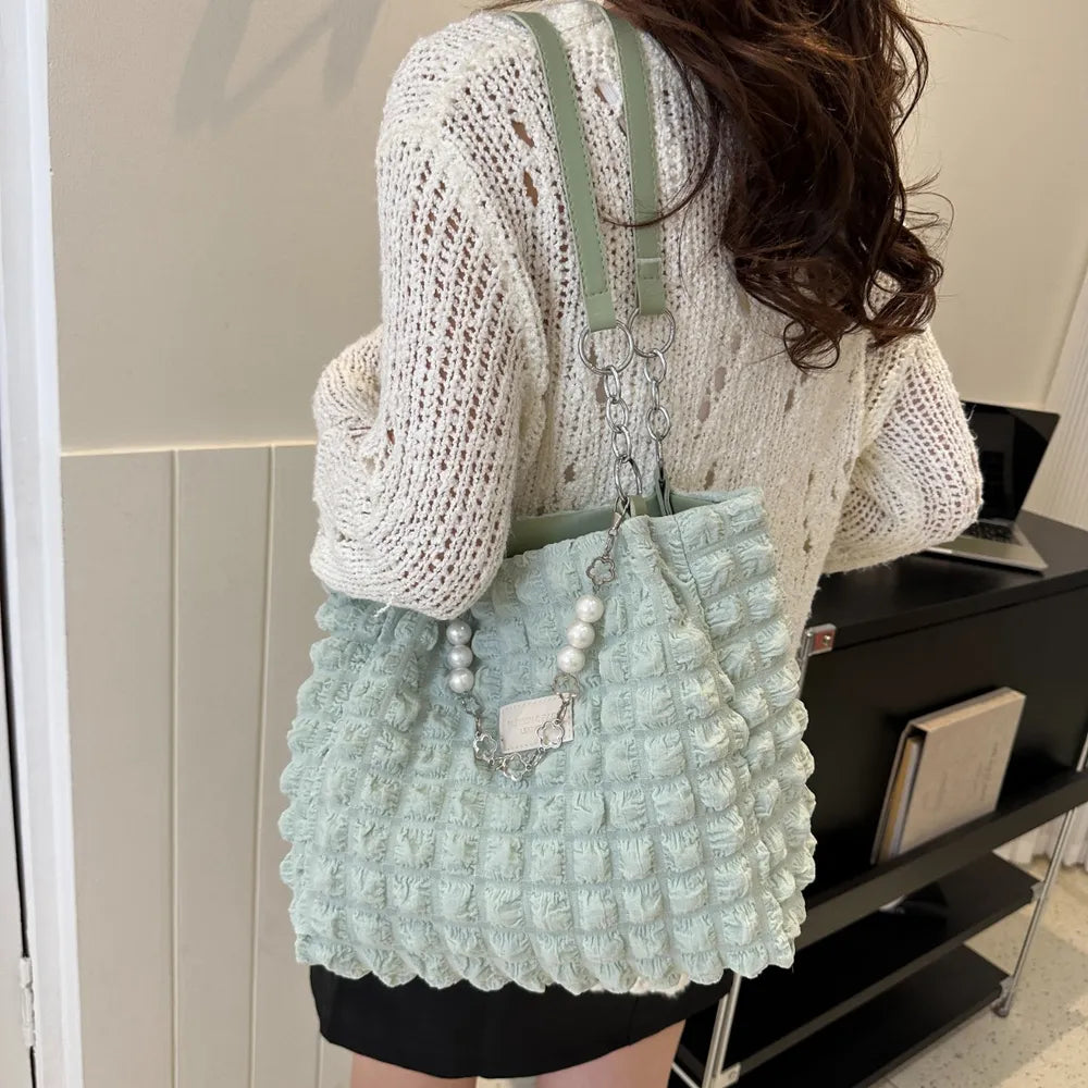 Bubble Textured Tote Bag for Everyday Use