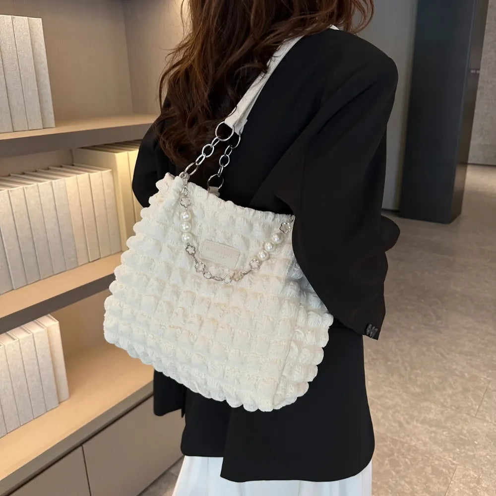 Bubble Textured Tote Bag for Everyday Use