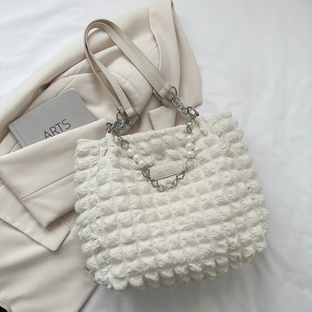 Bubble Textured Tote Bag for Everyday Use