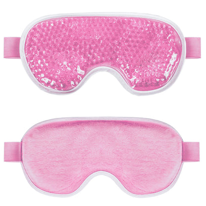 Cooling Gel Bead Eye Mask – Reusable Hot &amp; Cold Compress
