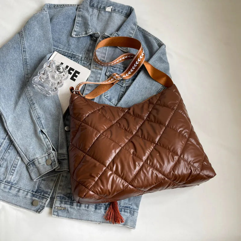 Quilted Nylon Travel Bag for Easy Adventures