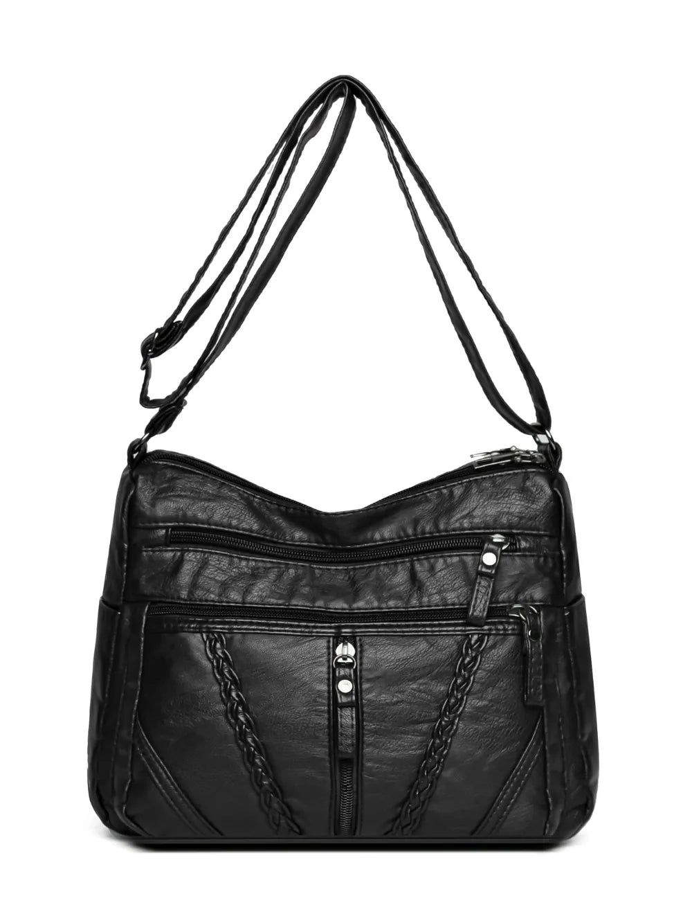 Stylish Adjustable PU Leather Shoulder Bag