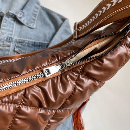 Quilted Nylon Travel Bag for Easy Adventures