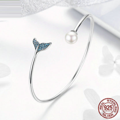 S925 Silver Bracelet - Mermaid Tears