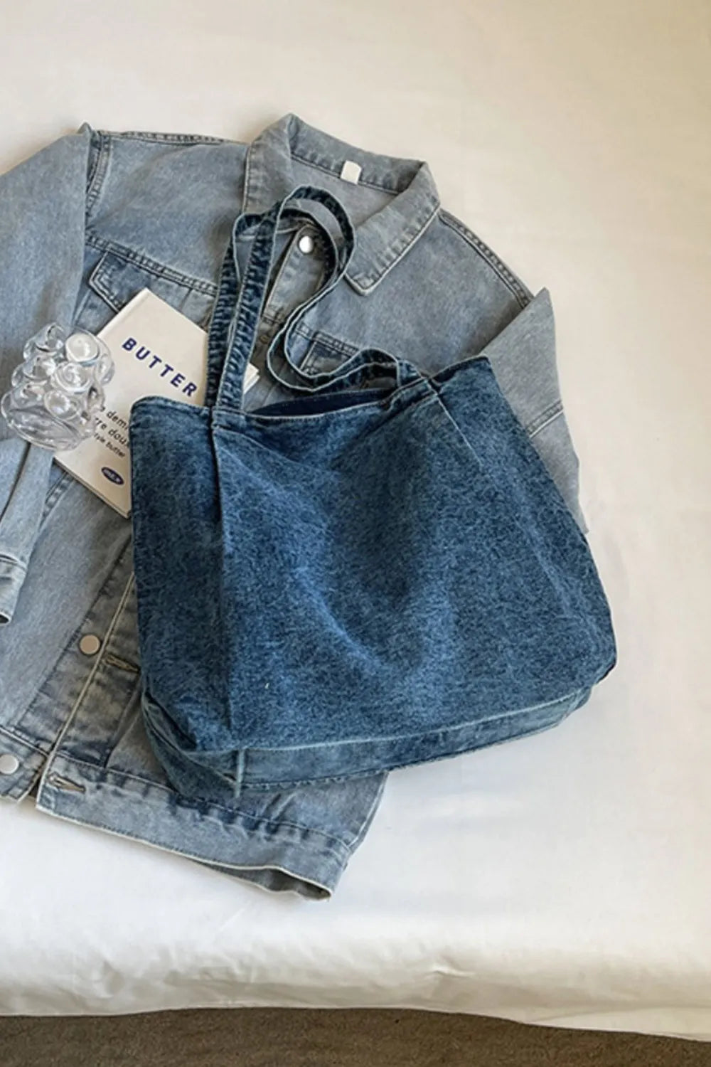 Stylish Medium Denim Tote for Everyday Use