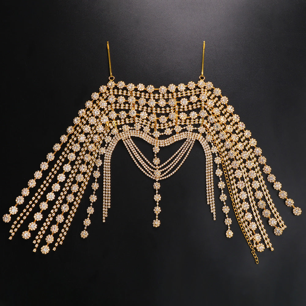 Changliu Su Bohemian Diamond Hair Chain – Elegant Forehead &amp; Headwear Accessory ✨