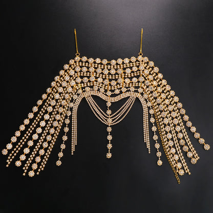 Changliu Su Bohemian Diamond Hair Chain – Elegant Forehead &amp; Headwear Accessory ✨