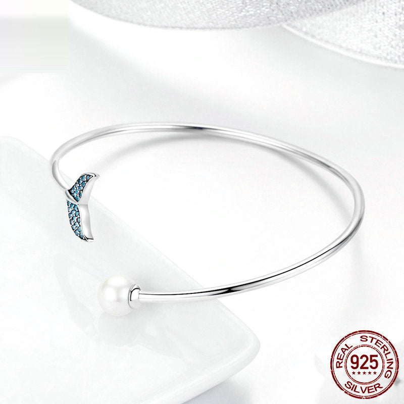 S925 Silver Bracelet - Mermaid Tears