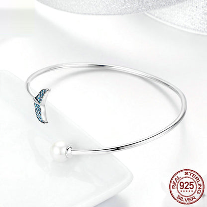 S925 Silver Bracelet - Mermaid Tears