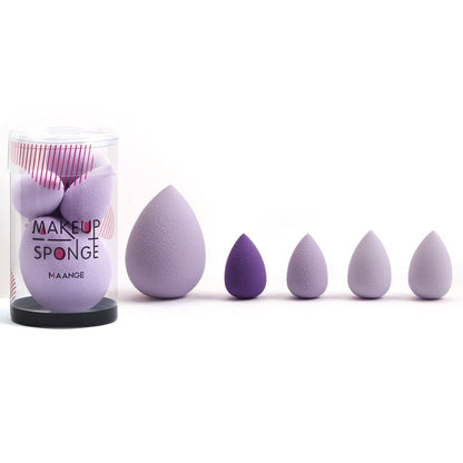 5Pcs Makeup Sponge Blender Set – Professional Beauty Puffs for Flawless Foundation