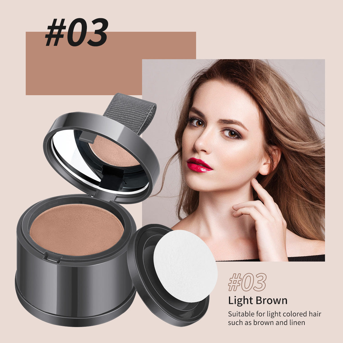 Waterproof Hairline Powder – Natural Contouring &amp; Filling