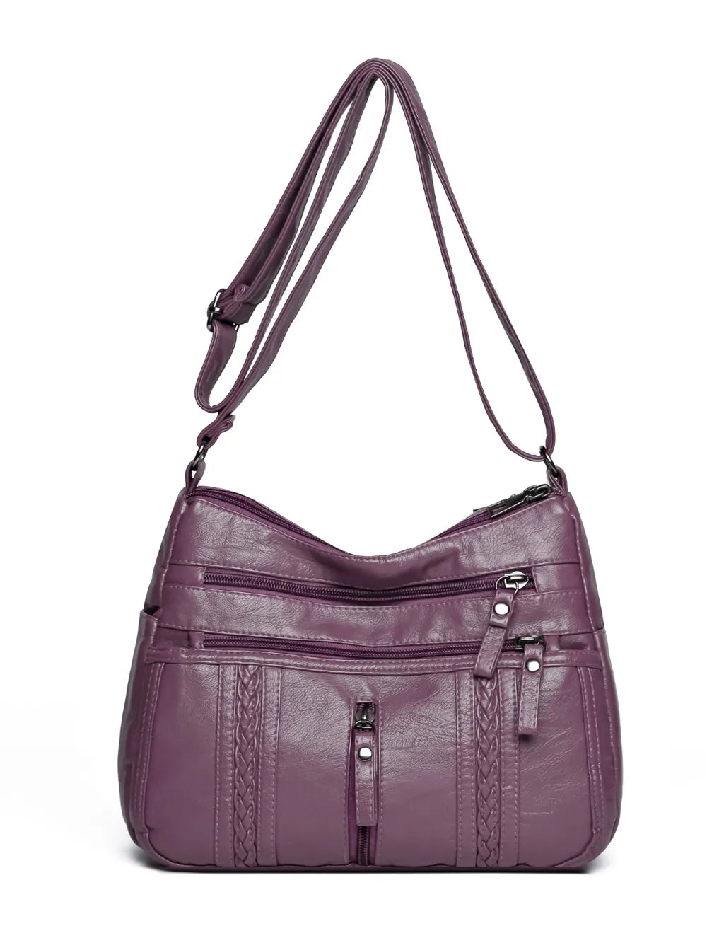 Stylish PU Leather Adjustable Shoulder Bag