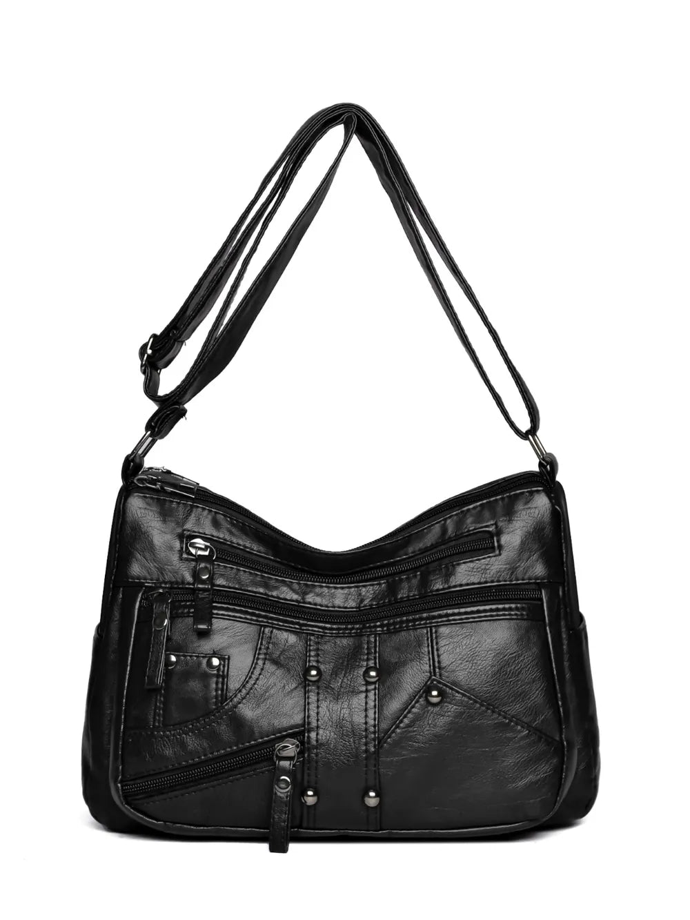 Stylish Adjustable PU Leather Shoulder Bag