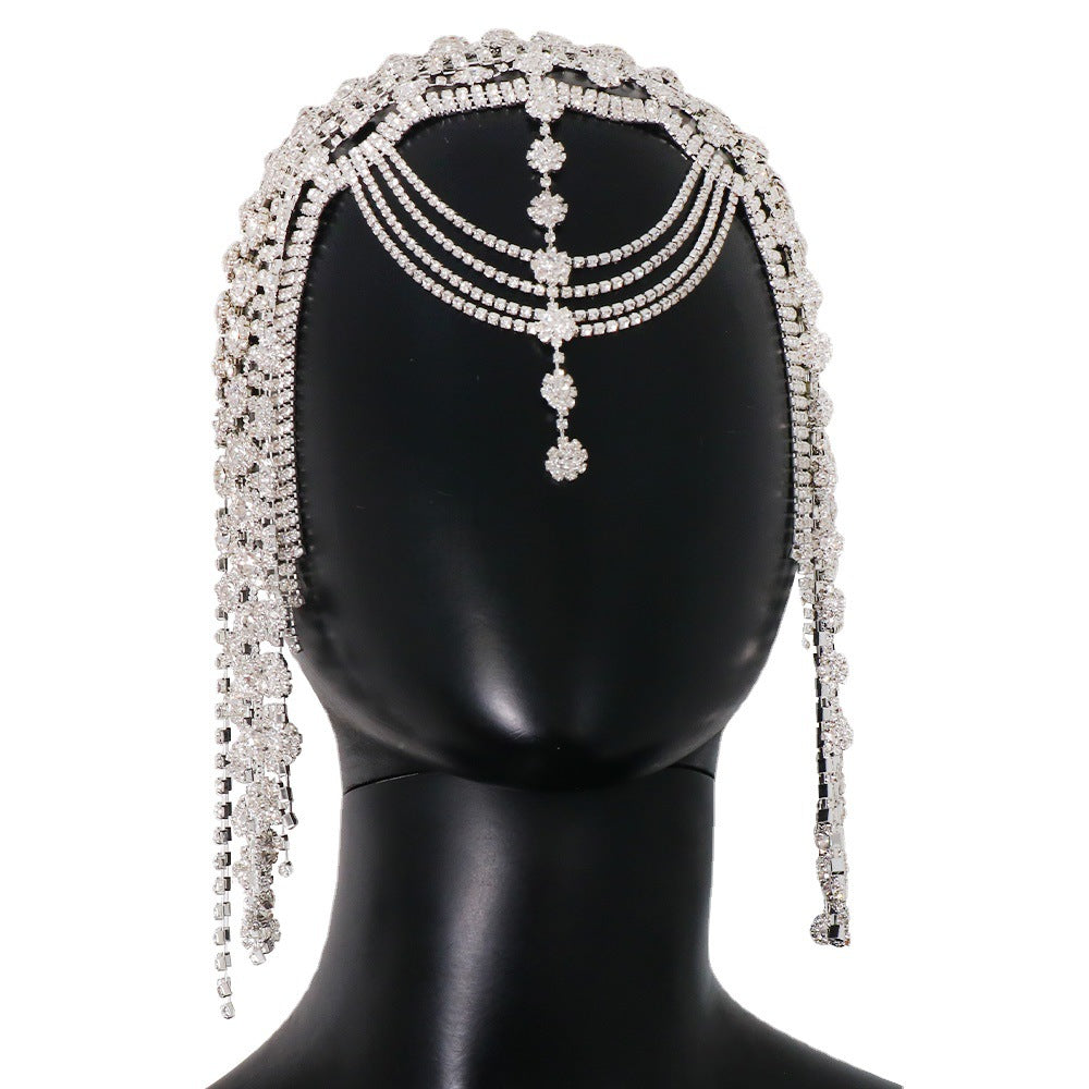 Changliu Su Bohemian Diamond Hair Chain – Elegant Forehead &amp; Headwear Accessory ✨