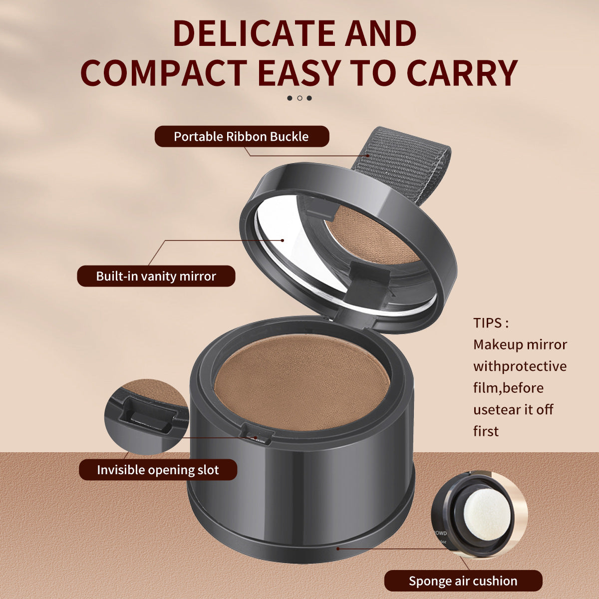 Waterproof Hairline Powder – Natural Contouring &amp; Filling