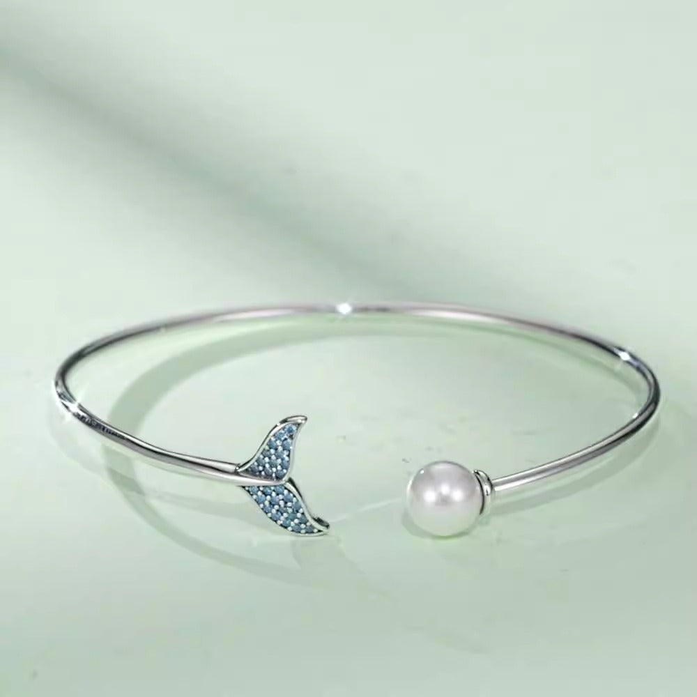 S925 Silver Bracelet - Mermaid Tears