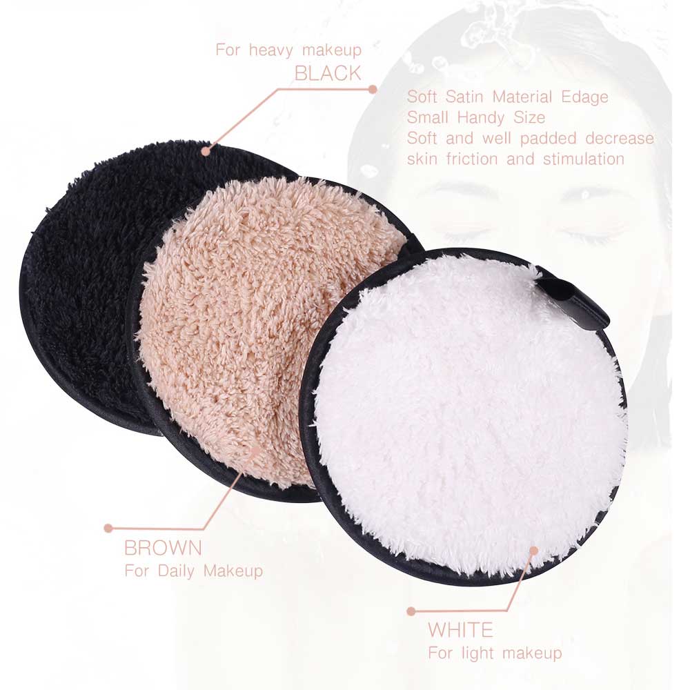 Reusable Microfiber Makeup Remover Towel – Plush Cleansing Cloth Pad