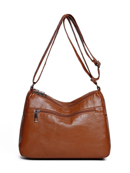 Stylish PU Leather Adjustable Shoulder Bag
