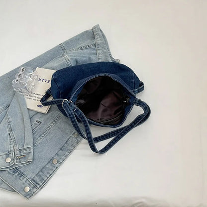 Stylish Adjustable Denim Shoulder Bag