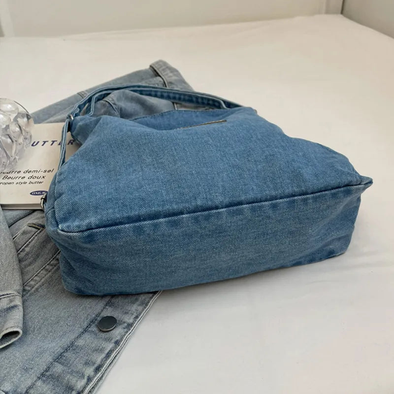 Stylish Adjustable Denim Shoulder Bag