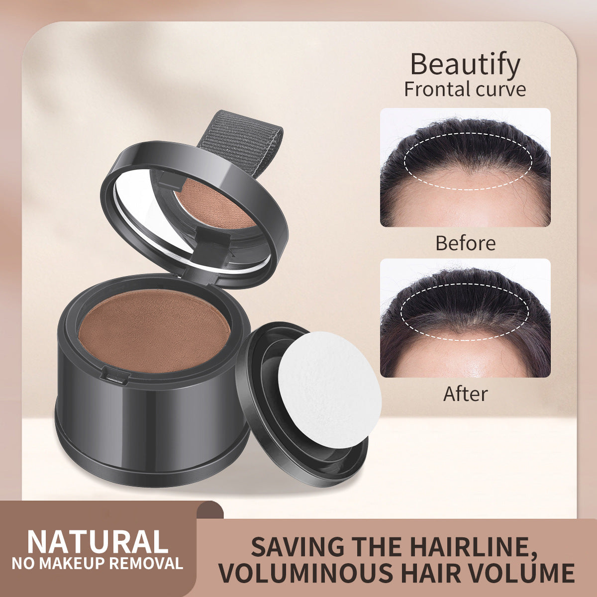 Waterproof Hairline Powder – Natural Contouring &amp; Filling