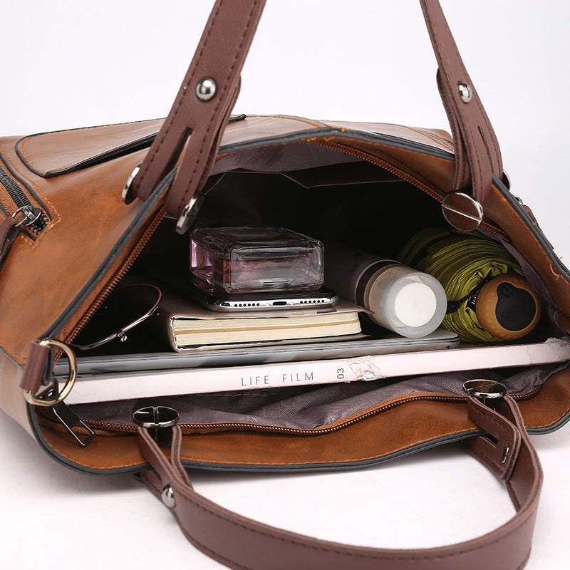 Sheenva Retro Large Capacity Shoulder Bag