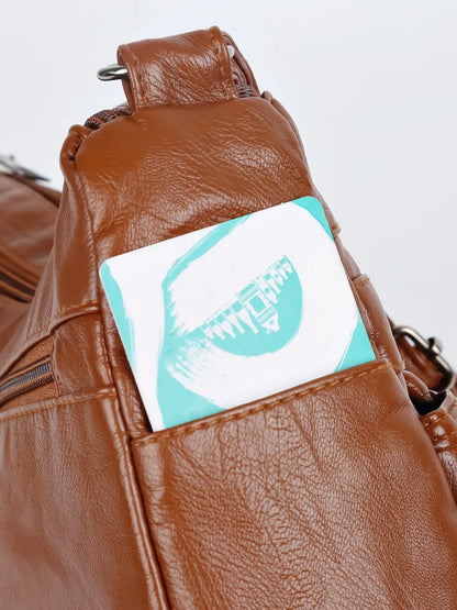 Stylish PU Leather Adjustable Shoulder Bag