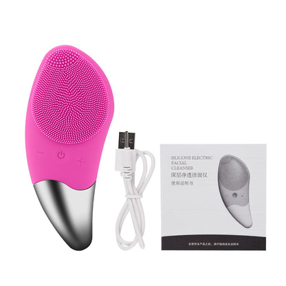 Mini Electric Silicone Facial Cleansing Brush