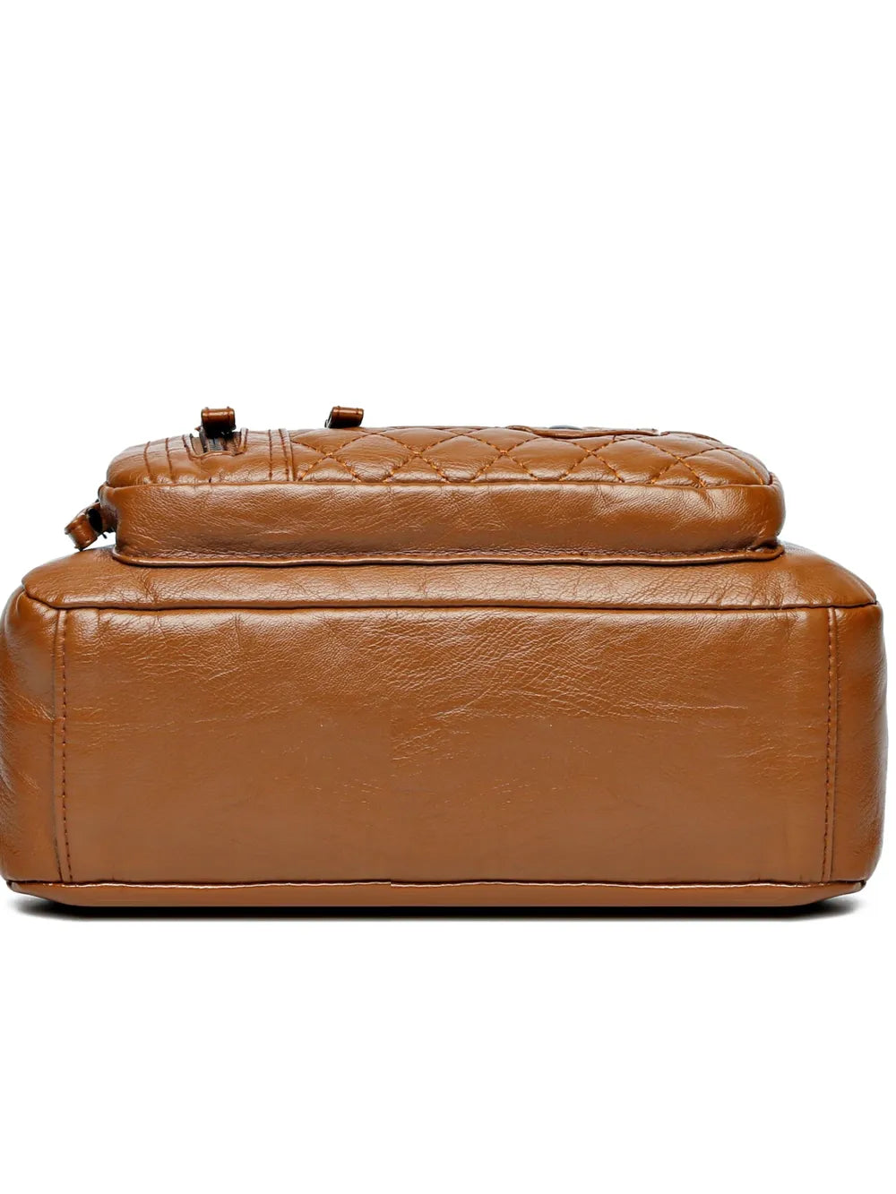 Stylish PU Leather Multi-Pocket Shoulder Bag