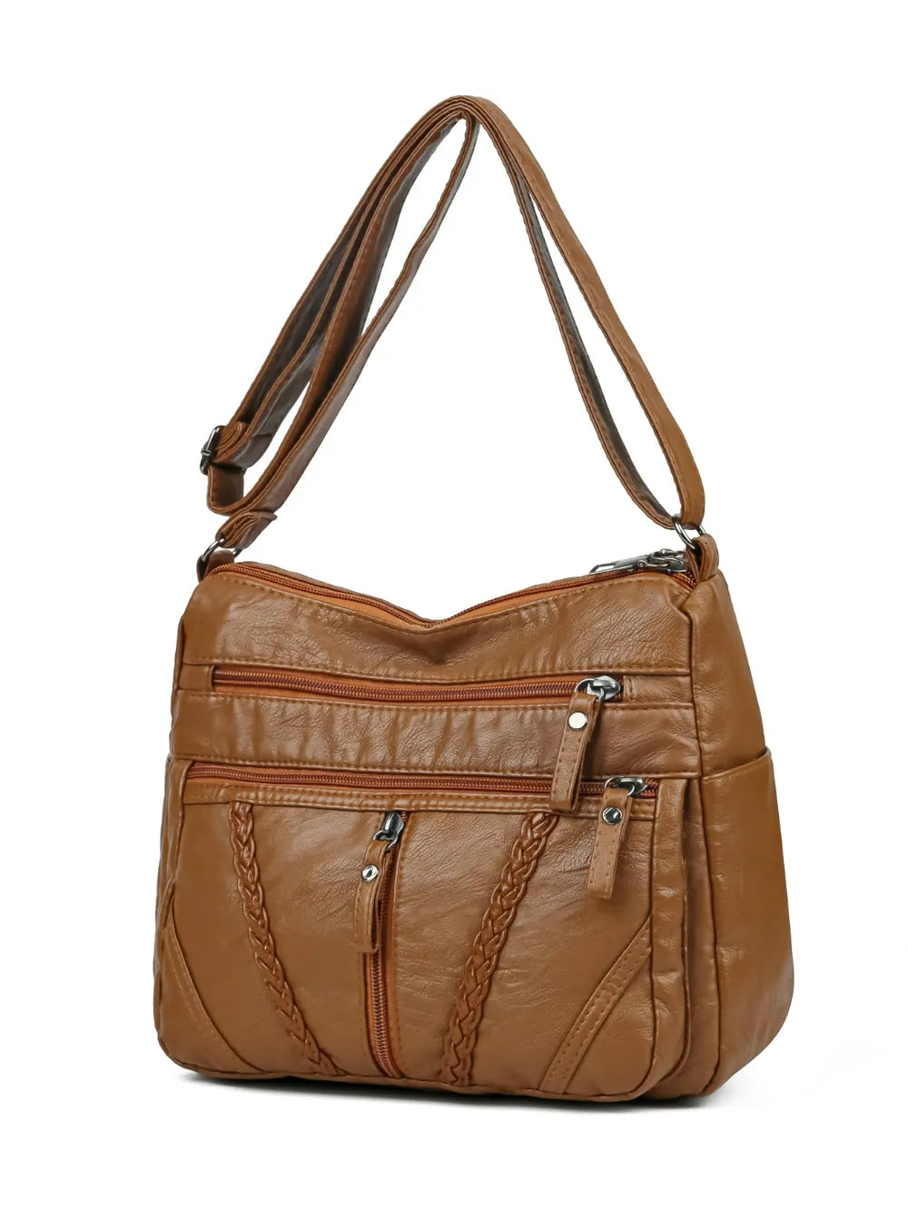 Stylish Adjustable PU Leather Shoulder Bag