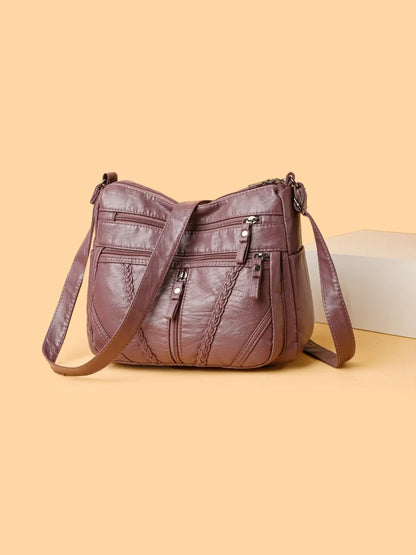 Stylish Adjustable PU Leather Shoulder Bag