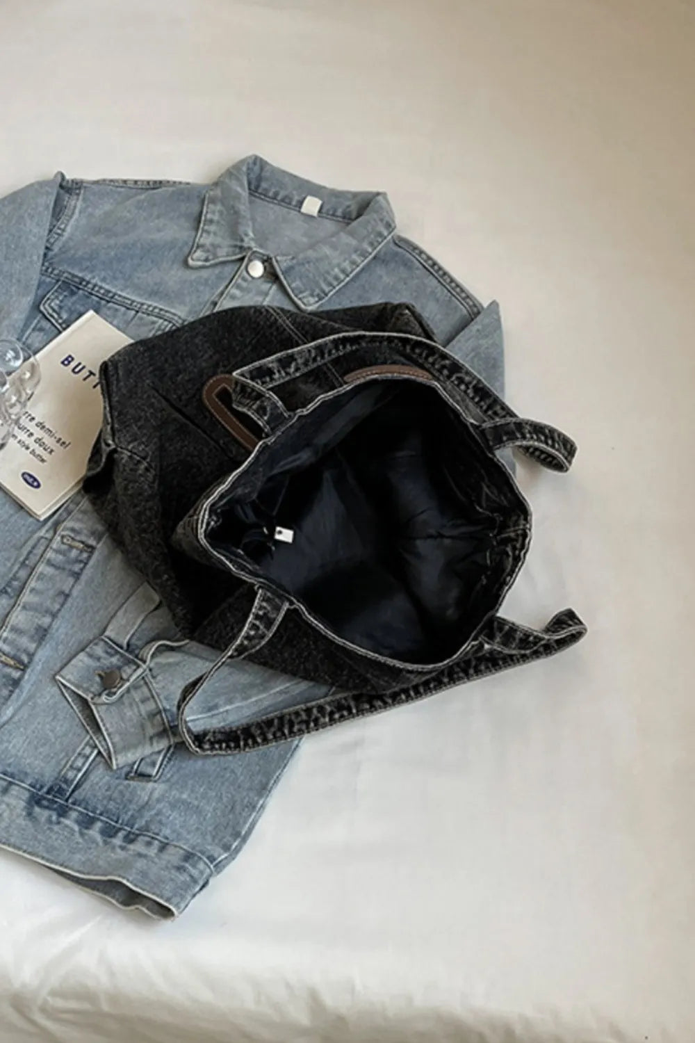 Stylish Medium Denim Tote for Everyday Use