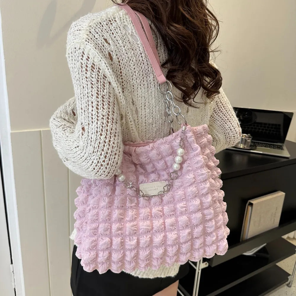 Bubble Textured Tote Bag for Everyday Use