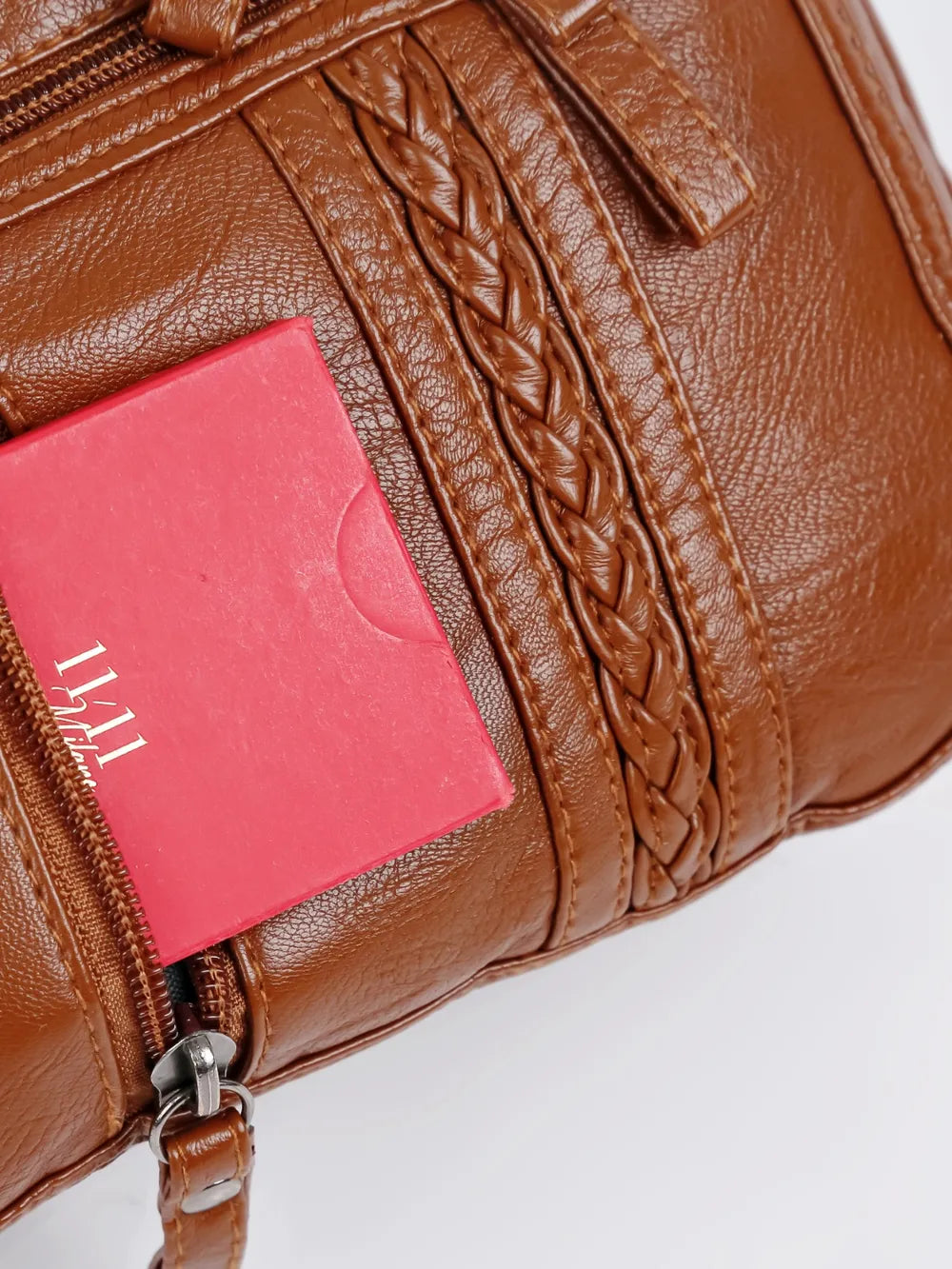 Stylish PU Leather Adjustable Shoulder Bag