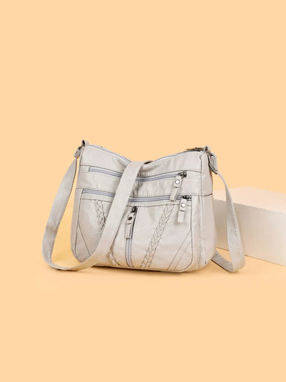 Stylish Adjustable PU Leather Shoulder Bag
