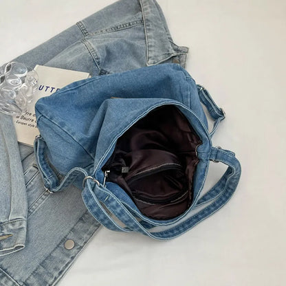 Stylish Adjustable Denim Shoulder Bag