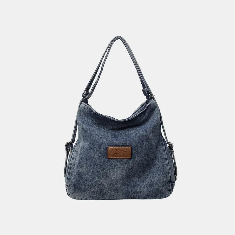 Stylish Adjustable Denim Shoulder Bag