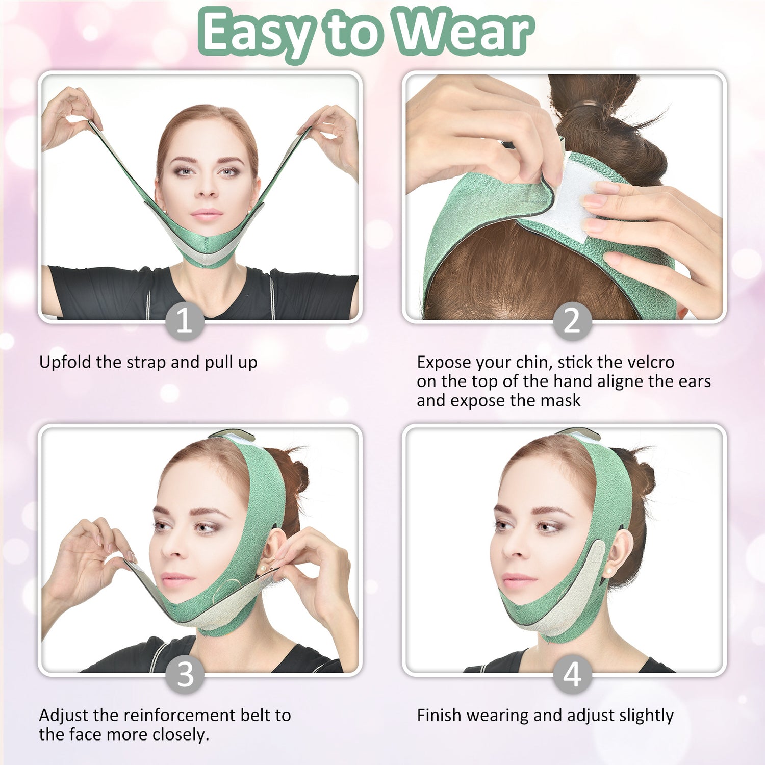 Hailicare Face-Lift V-Belt – Graphene V-Face Mask Bandage