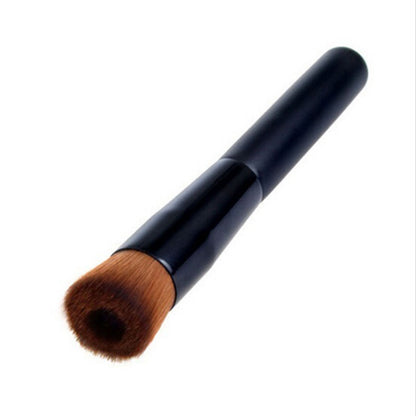 Makeup Foundation &amp; Blush Brush – Soft Nylon Bristles with Wooden Handle