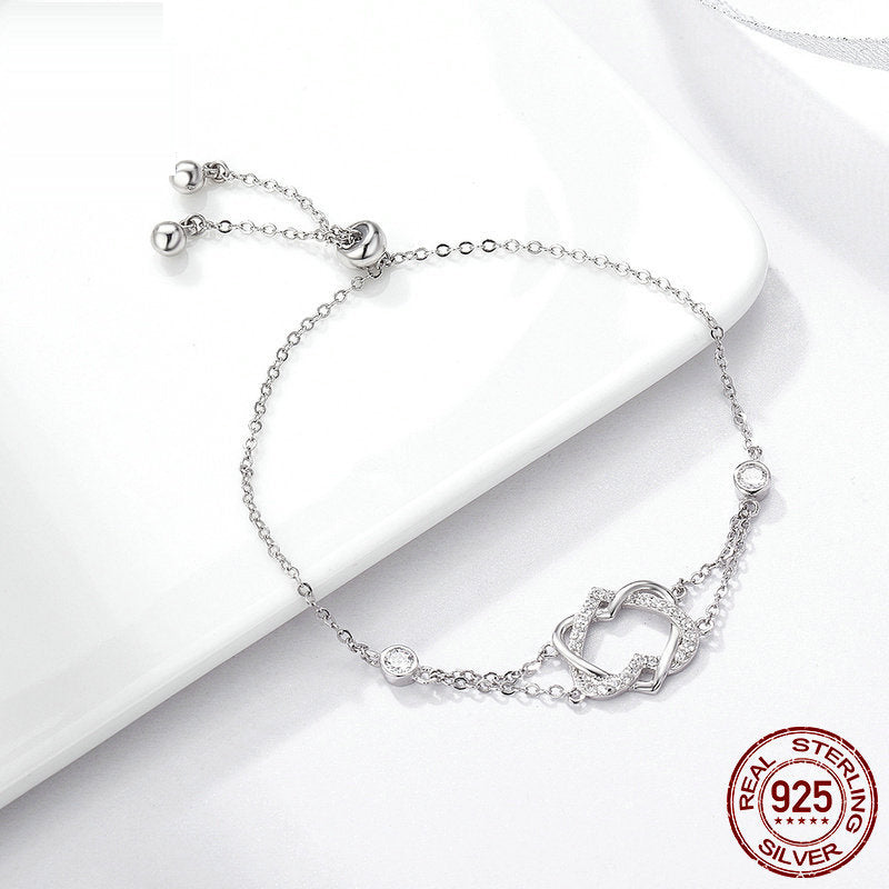 S925 Silver Bracelet - Pure Love