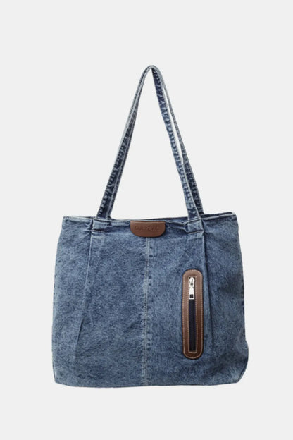 Stylish Medium Denim Tote for Everyday Use
