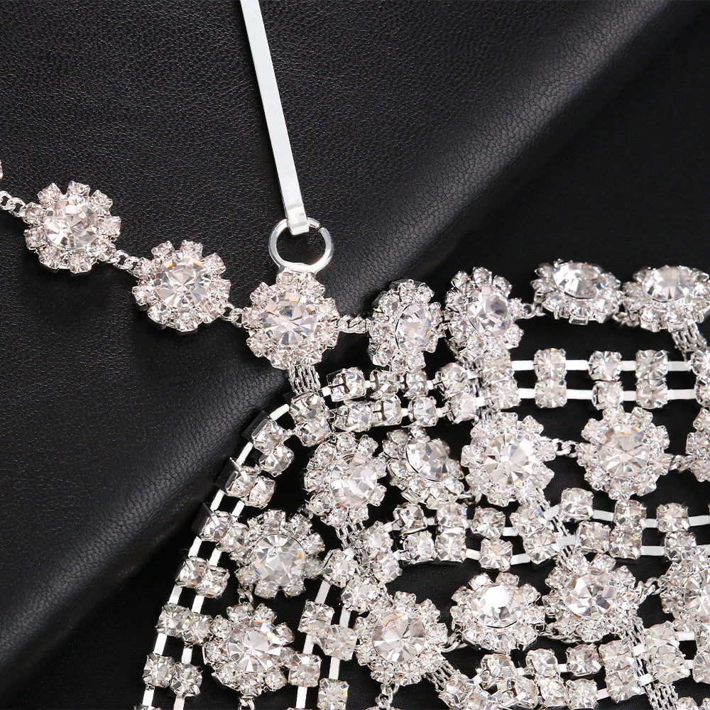 Changliu Su Bohemian Diamond Hair Chain – Elegant Forehead &amp; Headwear Accessory ✨