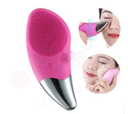 Mini Electric Silicone Facial Cleansing Brush