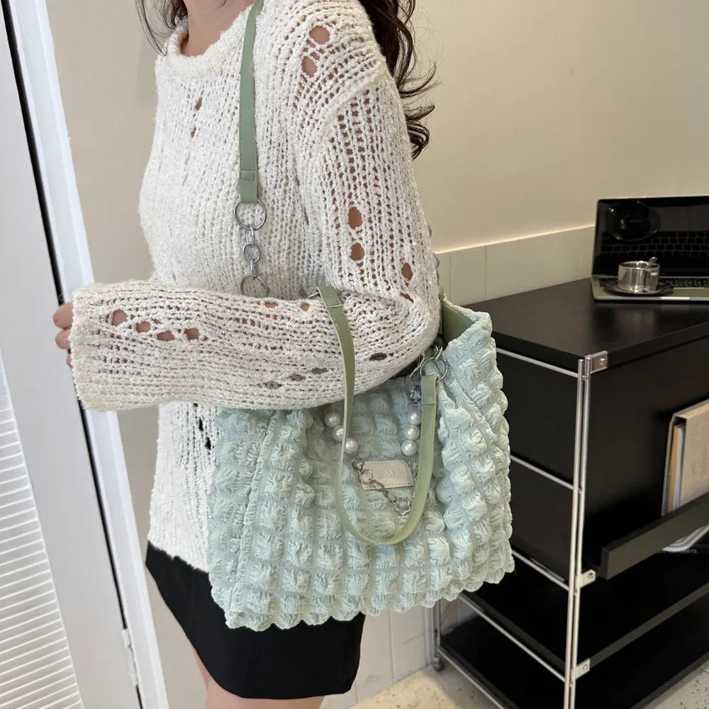 Bubble Textured Tote Bag for Everyday Use