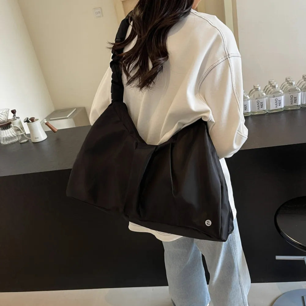Stylish Ruched Large Tote Bag for Everyday Use