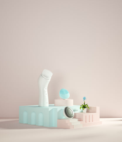 Electric Sonic Facial Cleansing Brush with Iontophoresis (Model F62)