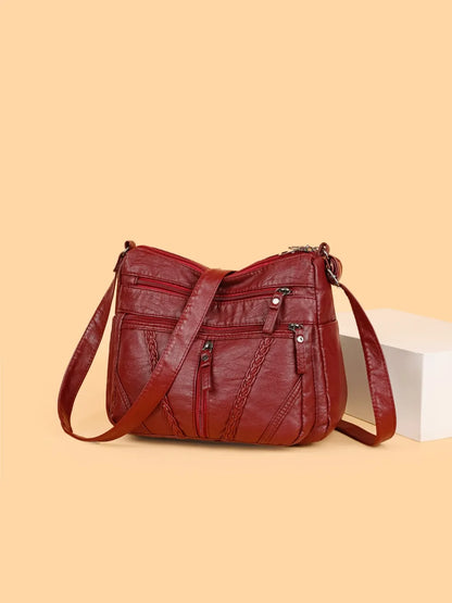 Stylish Adjustable PU Leather Shoulder Bag
