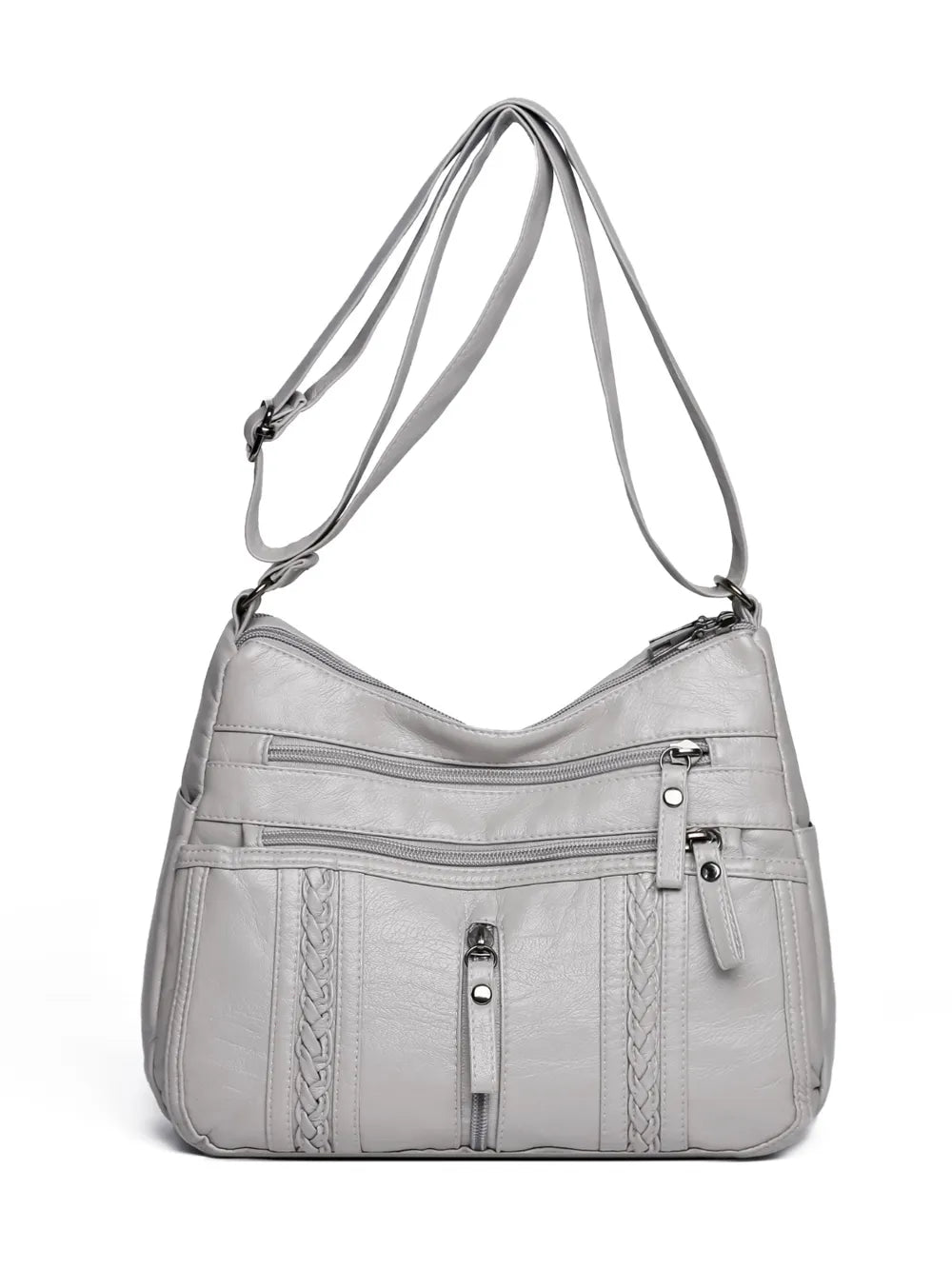Stylish PU Leather Adjustable Shoulder Bag