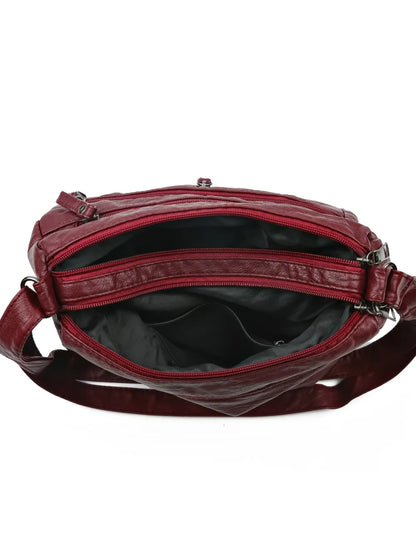 Stylish Adjustable PU Leather Shoulder Bag
