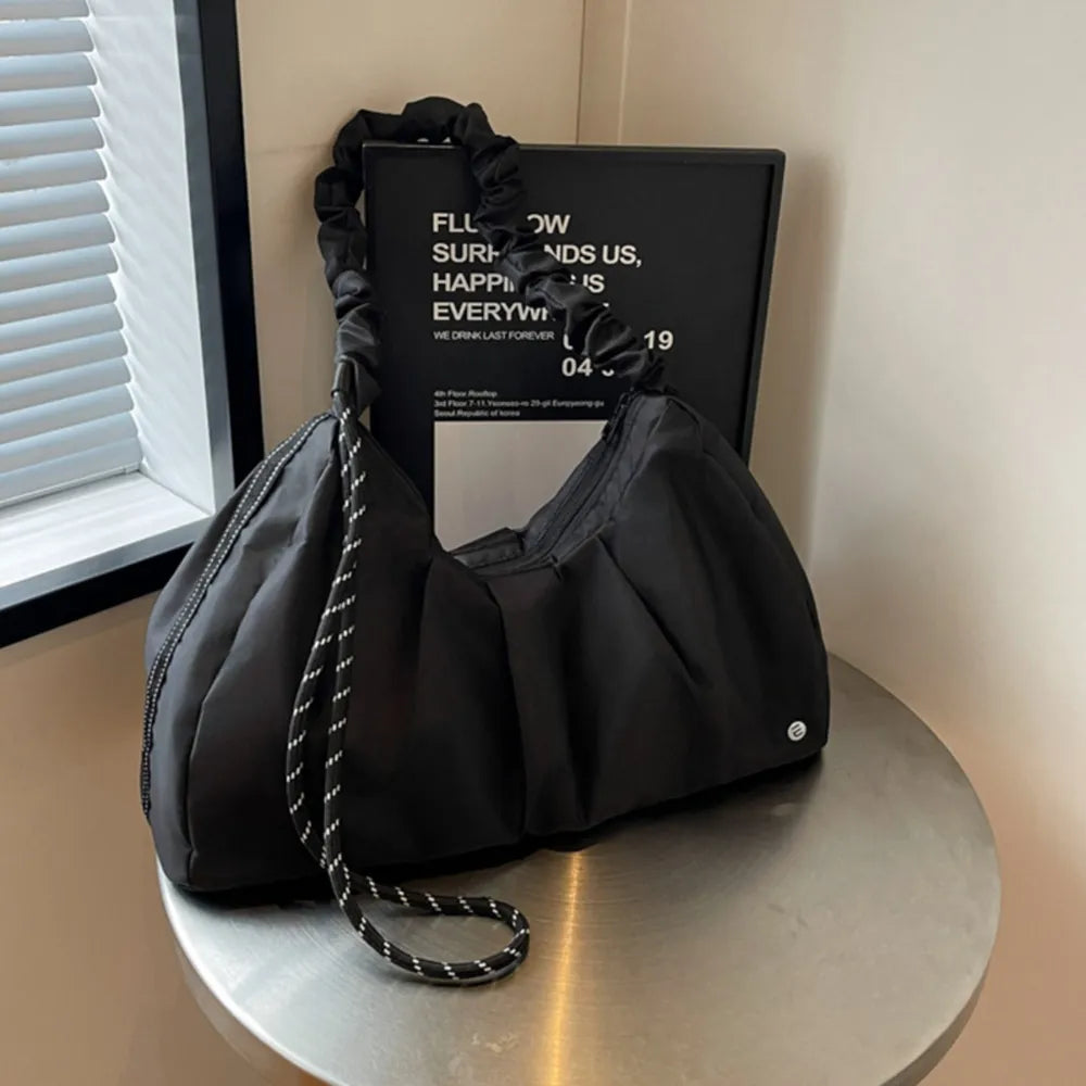 Stylish Ruched Large Tote Bag for Everyday Use